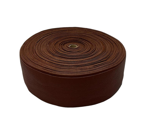 Cowhide Leather Strips (3.5" Wide) – Natural Grain, Chrome-Tanned, Sold by the Foot