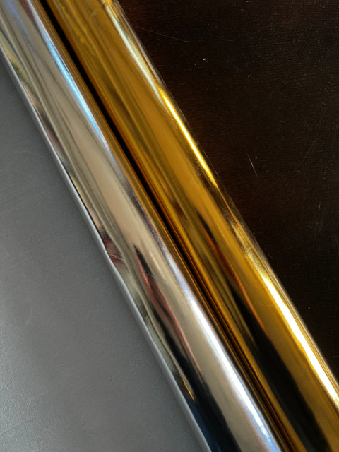 Gold Smooth Metallic Cowhide