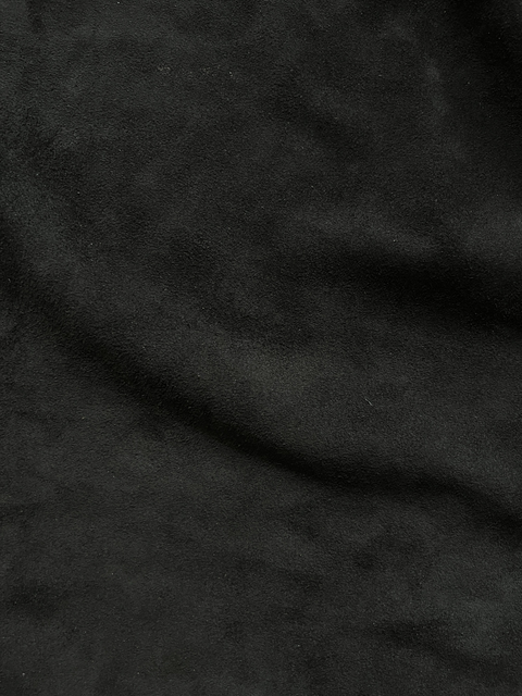 Black Cow Suede Skin