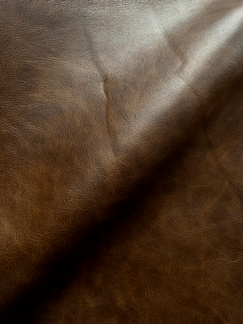 Luggage Distressed Cow Leather Whole Hide - Automotive and Furniture Upholstery Hide