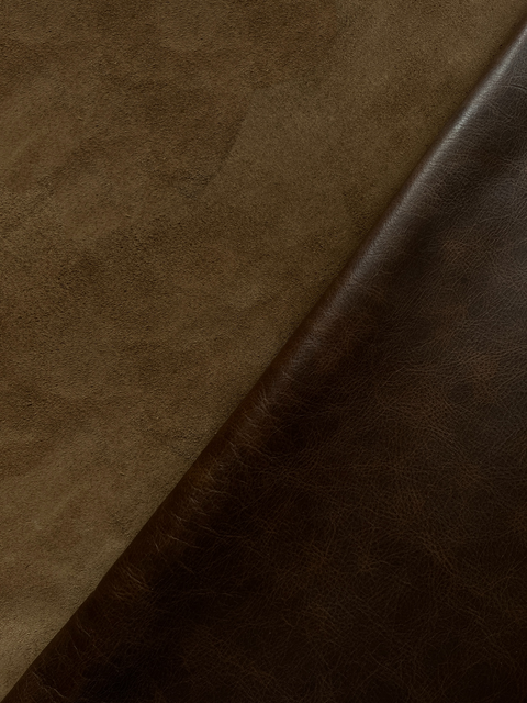 Luggage Distressed Cow Leather Whole Hide - Automotive and Furniture Upholstery Hide
