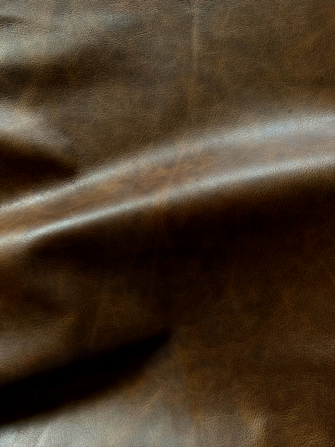 Luggage Distressed Cow Leather Whole Hide - Automotive and Furniture Upholstery Hide