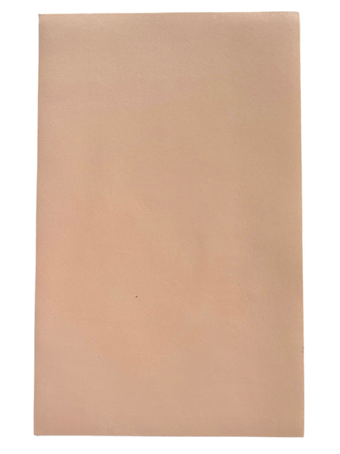 Nude Smooth Italian Calf Leather: 7.5" x 12" Pre-Cut Pieces