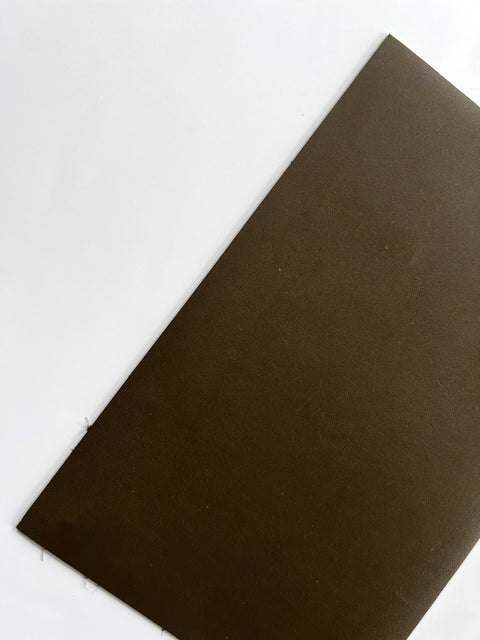 Olive Smooth Italian Calf Leather: 7.5" x 12" Pre-Cut Pieces