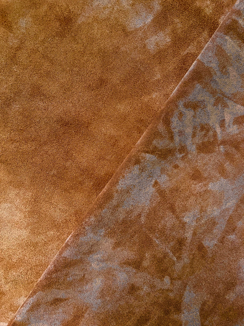 Whiskey Brown Cow Suede – Double Butt, 1.1–1.3 mm (3 oz), ~14 Sq Ft