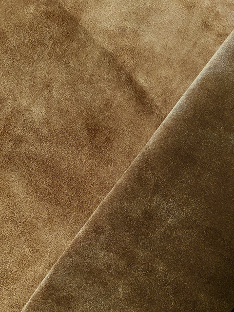 Coffee Cow Suede – Double Butt, 1.1–1.3 mm (3 oz), ~14 Sq Ft