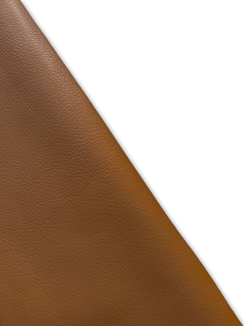 Dark Beige Premium Cow Leather Whole Hide - Automotive and Furniture Upholstery Leather