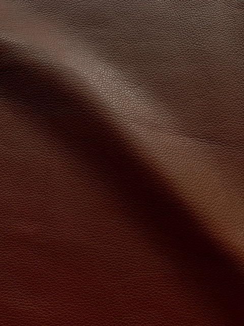Brandy Premium Cow Leather Whole Hide - Automotive and Furniture Upholstery Leather