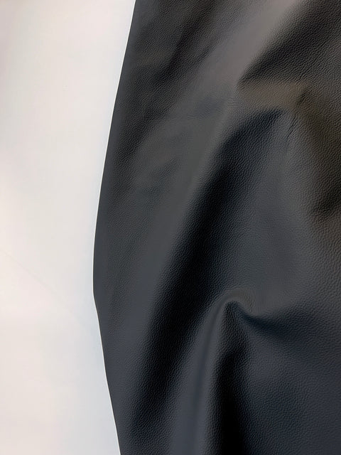 Charcoal Classic Cow Leather Whole Hide - Automotive and Furniture Upholstery Leather
