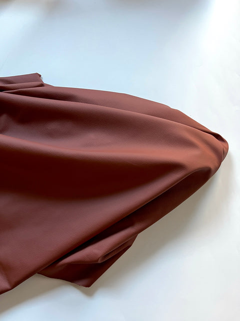 Brandy Classic Cow Leather Whole Hide - Automotive and Furniture Upholstery Leather