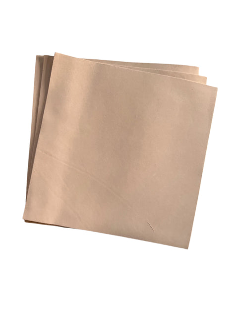 Tooling Leather - Natural Veg Tan 12'' x 12'' Pre-Cut Squares