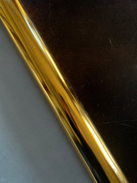 Gold Smooth Metallic Cowhide