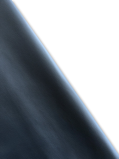Navy Blue Classic Cow Leather Whole Hide - Automotive and Furniture Upholstery Leather