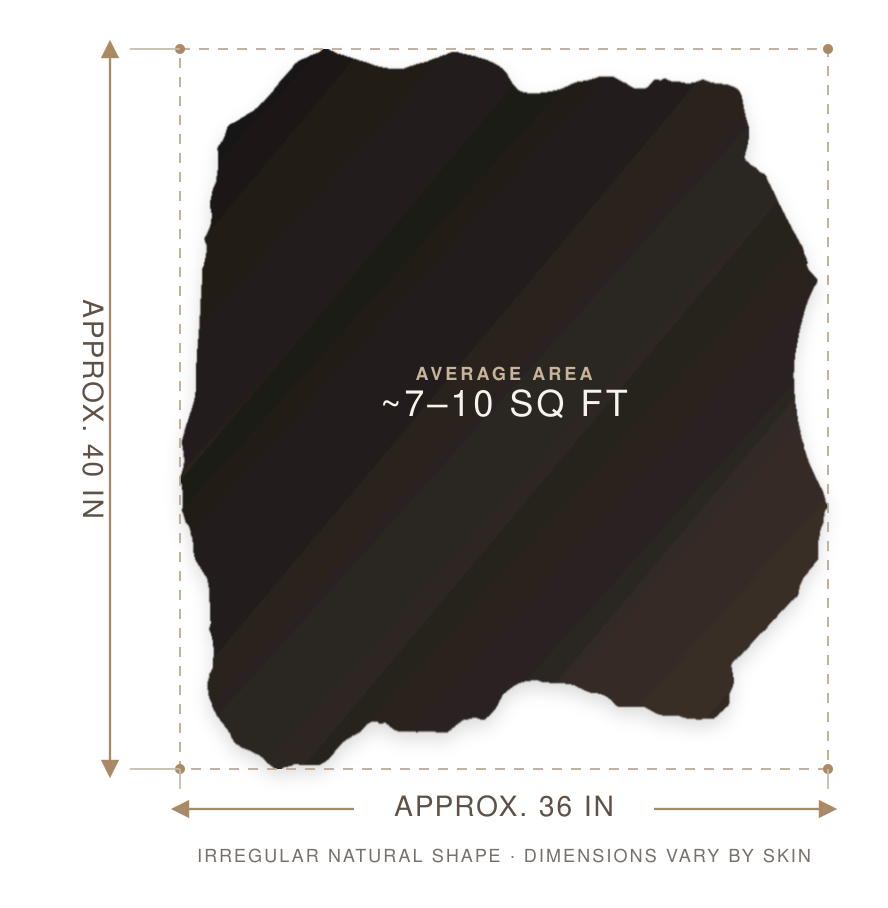 Apple Green Italian Nappa Lambskin – Chrome-Tanned, Semi-Aniline Finish, 0.8–0.9 mm (2 oz), ~7 - 10 Sq Ft size guide