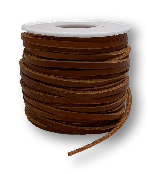 Natural Leather Lace: Sold By The Yard