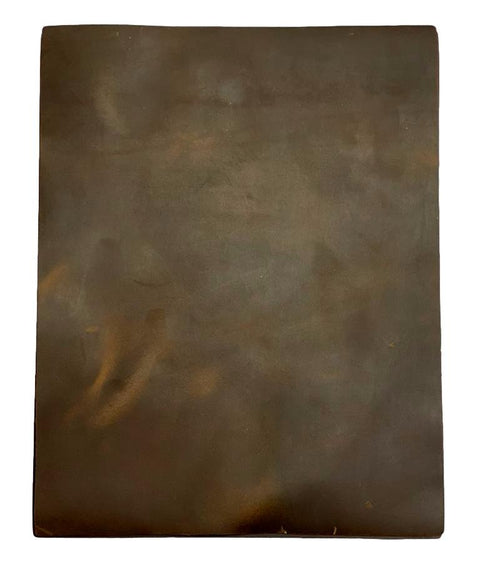 Luggage Crazy Horse Cowhide Leather: 8.5" x 11" Pre Cut Pieces