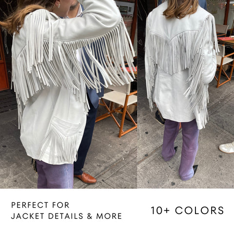 Oil Tanned Leather Fringe: Sold by the Foot