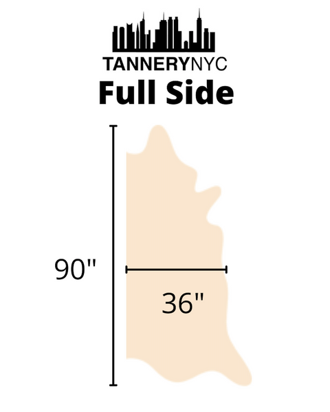 Tan Pull Up Cowhide – Semi Veg-Tanned, Top Grain, Wax/Oil Finish, 1.1–1.3 mm (3 oz), ~20 Sq Ft