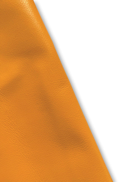 Apricot Natural Grain Chrome-Tanned Cowhide – Deer-Tanned Process, Full Aniline Finish, 1.1–1.3 mm (3 oz), ~20 Sq Ft