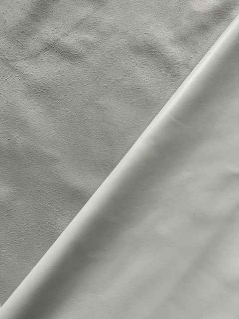 White Italian Nappa Lambskin – Chrome-Tanned, Semi-Aniline Finish, 0.8–0.9 mm (2 oz), ~7 - 10 Sq Ft