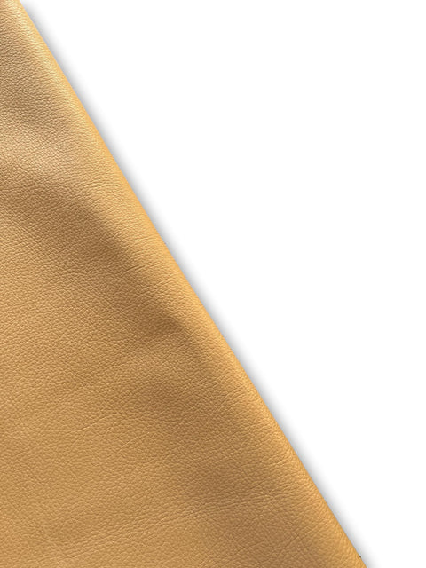 TaupeNatural Grain Chrome-Tanned Cowhide – Deer-Tanned Process, Full Aniline Finish, 1.1–1.3 mm (3 oz), ~20 Sq Ft