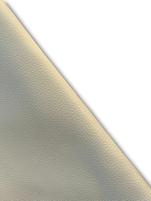 Ivory Off White Premium Cow Leather Whole Hide - Automotive and Furniture Upholstery Leather