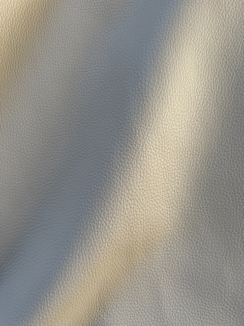 Ivory Off White Premium Cow Leather Whole Hide - Automotive and Furniture Upholstery Leather