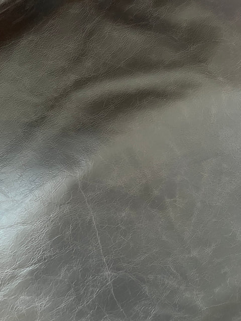 Black Distressed Cow Leather Whole Hide - Automotive and Furniture Leather