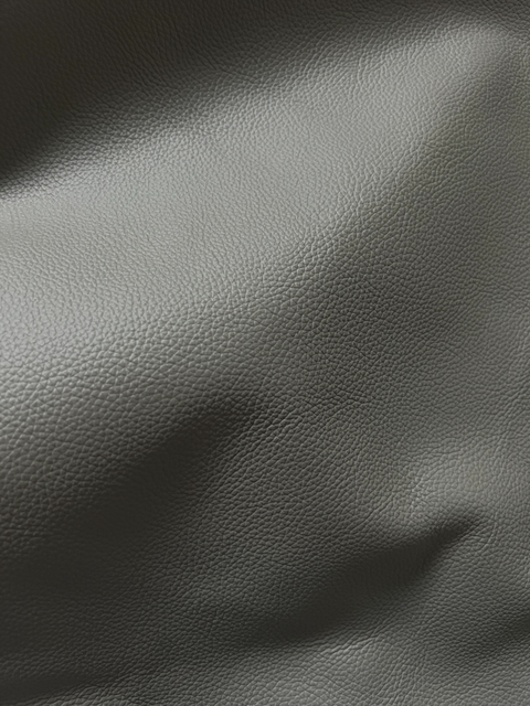 Grey Classic Cow Leather Whole Hide - Automotive and Furniture Upholstery Leather