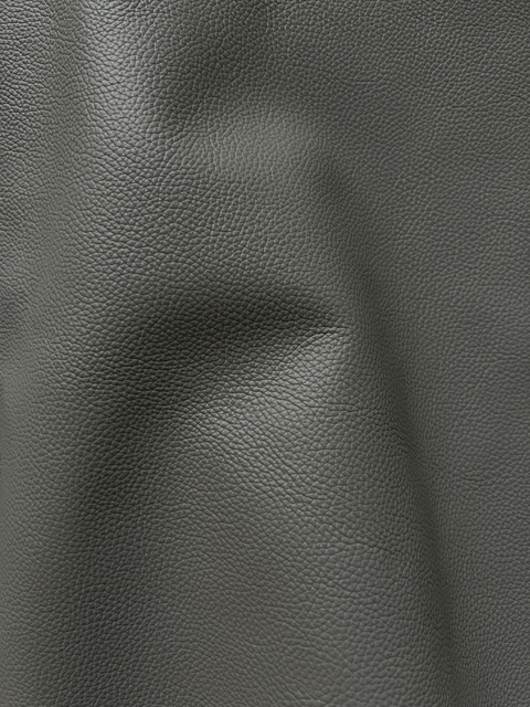 Grey Classic Cow Leather Whole Hide - Automotive and Furniture Upholstery Leather