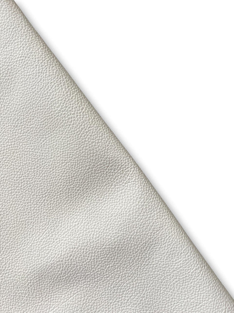 White Classic Cow Leather Whole Hide - Automotive and Furniture Upholstery Leather