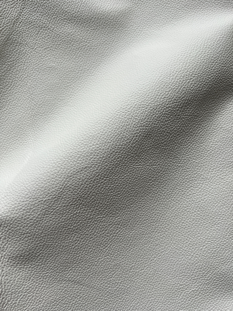 White Classic Cow Leather Whole Hide - Automotive and Furniture Upholstery Leather