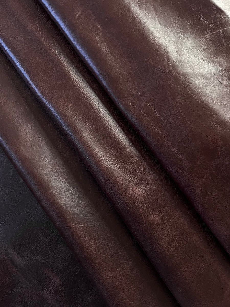 Cognac Large Cow Leather Strips: Sold by the Foot – TanneryNYC
