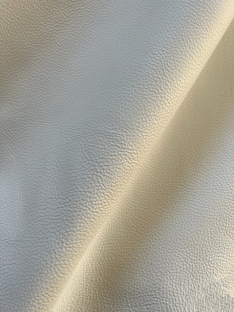 White Premium Cow Leather Whole Hide - Automotive and Furniture Upholstery Leather