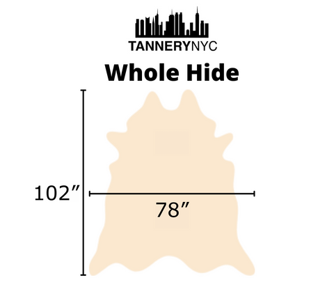Saddle Premium Cow Leather Whole Hide - Automotive and Furniture Upholstery Leather