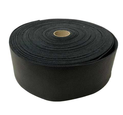 Cowhide Leather Strips (3.5" Wide) – Natural Grain, Chrome-Tanned, Sold by the Foot
