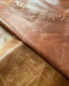 Distressed Cowhide Leather Skins