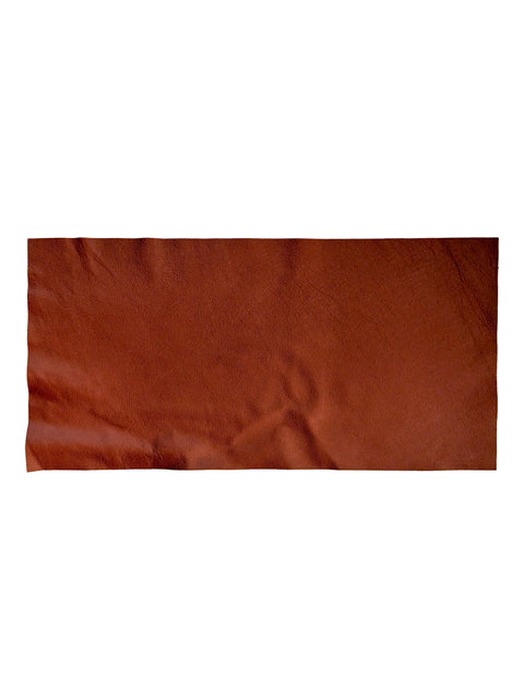 Cognac Classic Cowhide – Chrome-Tanned, Full Aniline Finish, Top Grain, 1.0–1.2 mm (~3 oz), Pre-Cut Leather Sheets (12" × 24")