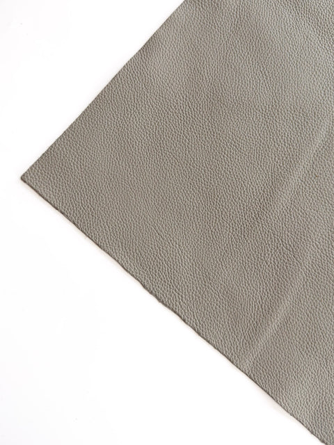 Grey Classic Cowhide – Chrome-Tanned, Full Aniline Finish, Top Grain, 1.0–1.2 mm (~3 oz), Pre-Cut Leather Sheets (12" × 24")