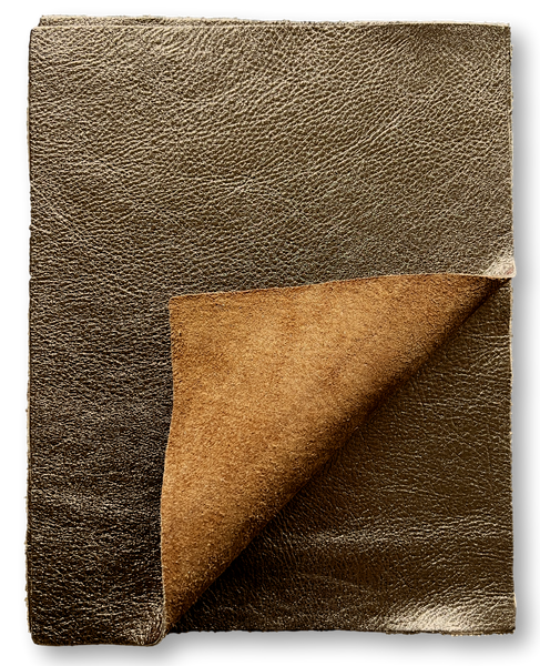 Natural Grain Cow Leather Pieces - 8.5x11 Inch Pre-Cut Burgundy Leather, 2.5-3 Oz, USA Finished