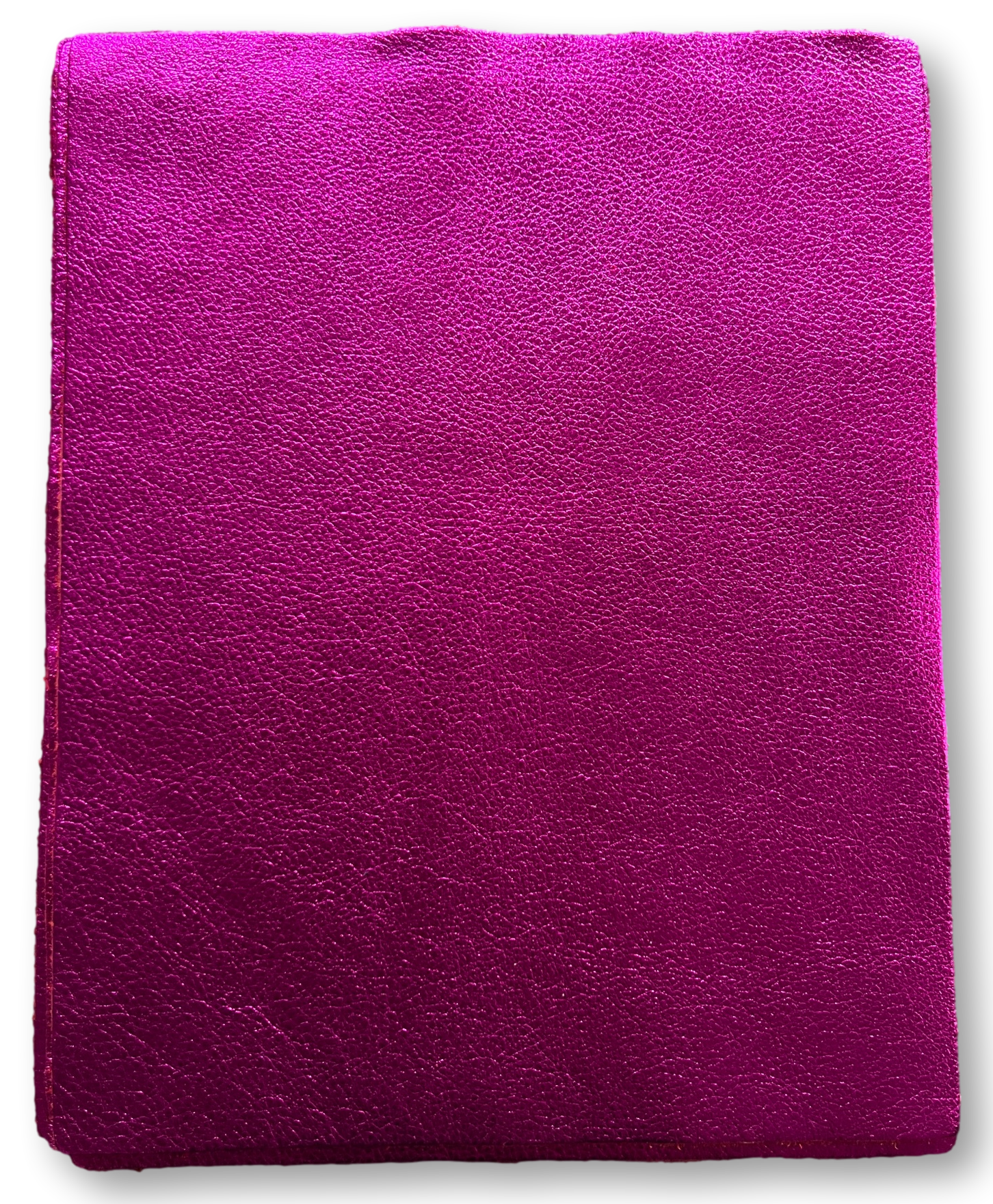 Hot Pink Metallic Cowhide Leather: 8.5'' x 11'' Pre-Cut Pieces