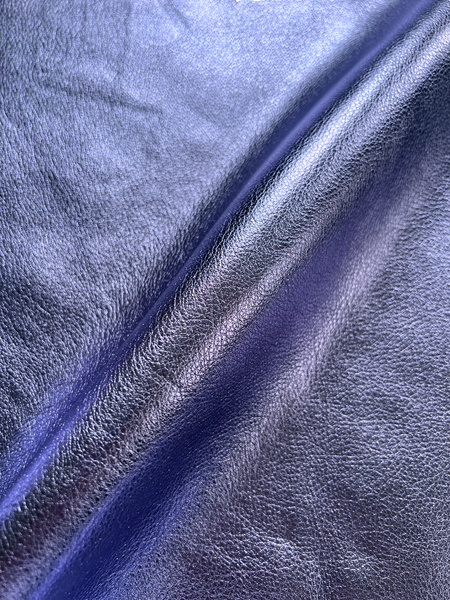 Lilac Metallic Cowhide Leather Skins