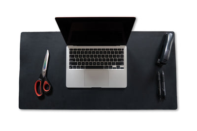 Full-Grain Leather Desk Pad, 31.5 × 15.75 in alternate view showing color and surface finish