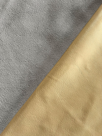 Cream White Full-Aniline Cowhide alternate view showing color and surface finish