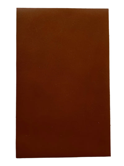 Brandy Italian Calf Leather Sheets, 7.5 × 12 in shown in a full product view