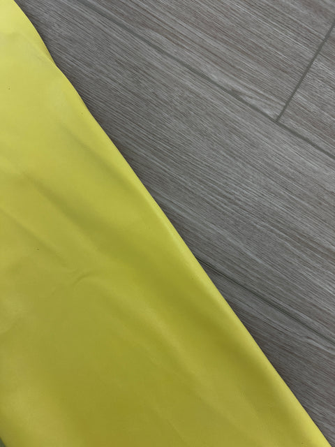 Pale Yellow FInished Lambskin