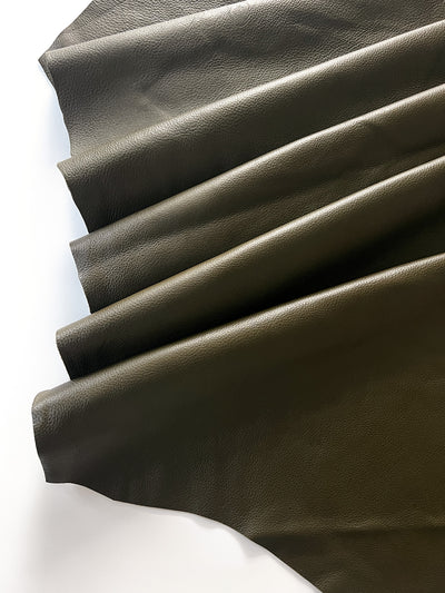 Olive Full-Aniline Cowhide shown in a full product view