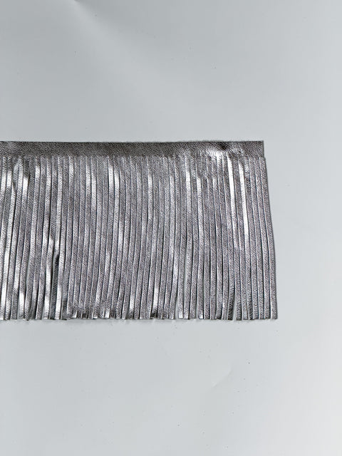 Leather Fringe 1/4" x 7" - Deer-Tanned Cowhide, Sold by the Foot