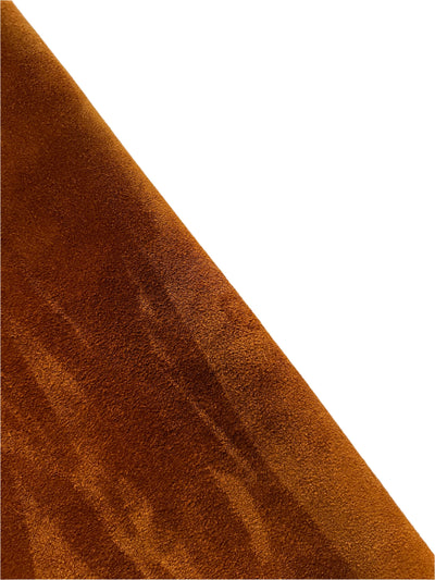 Whiskey Brown Cow Suede shown in a full product view