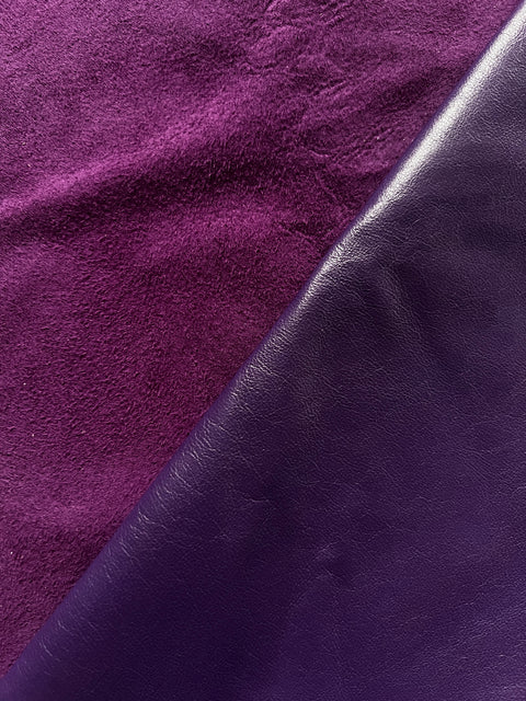 Purple Italian Nappa Lambskin